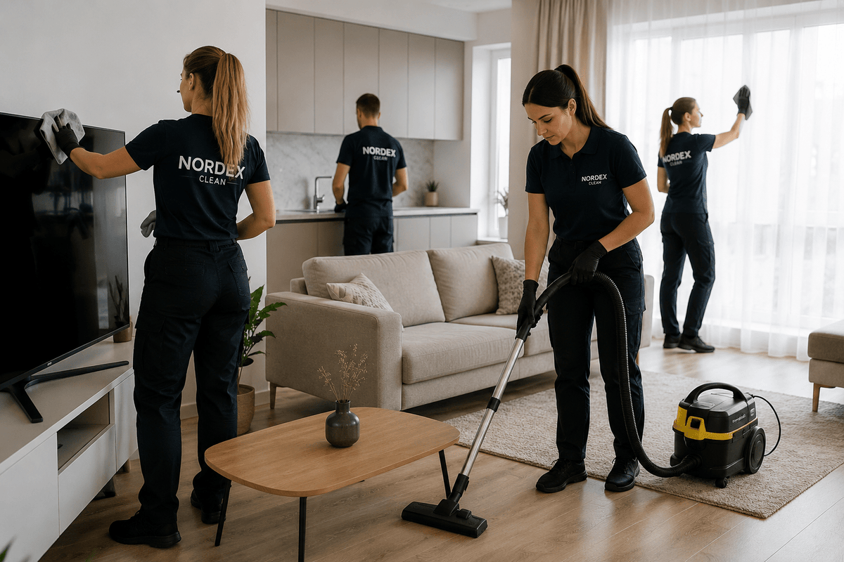Професионално почистване на домове и апартаменти - Nordex-Clean