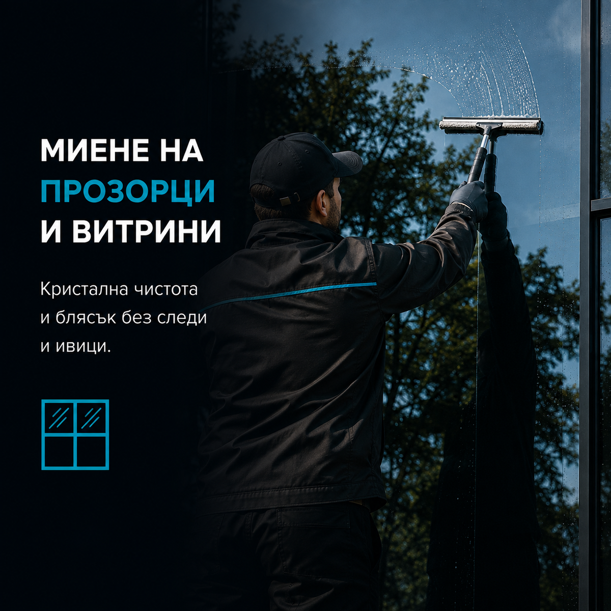 Миене на прозорци и витрини – кристална чистота без следи, Nordex Clean